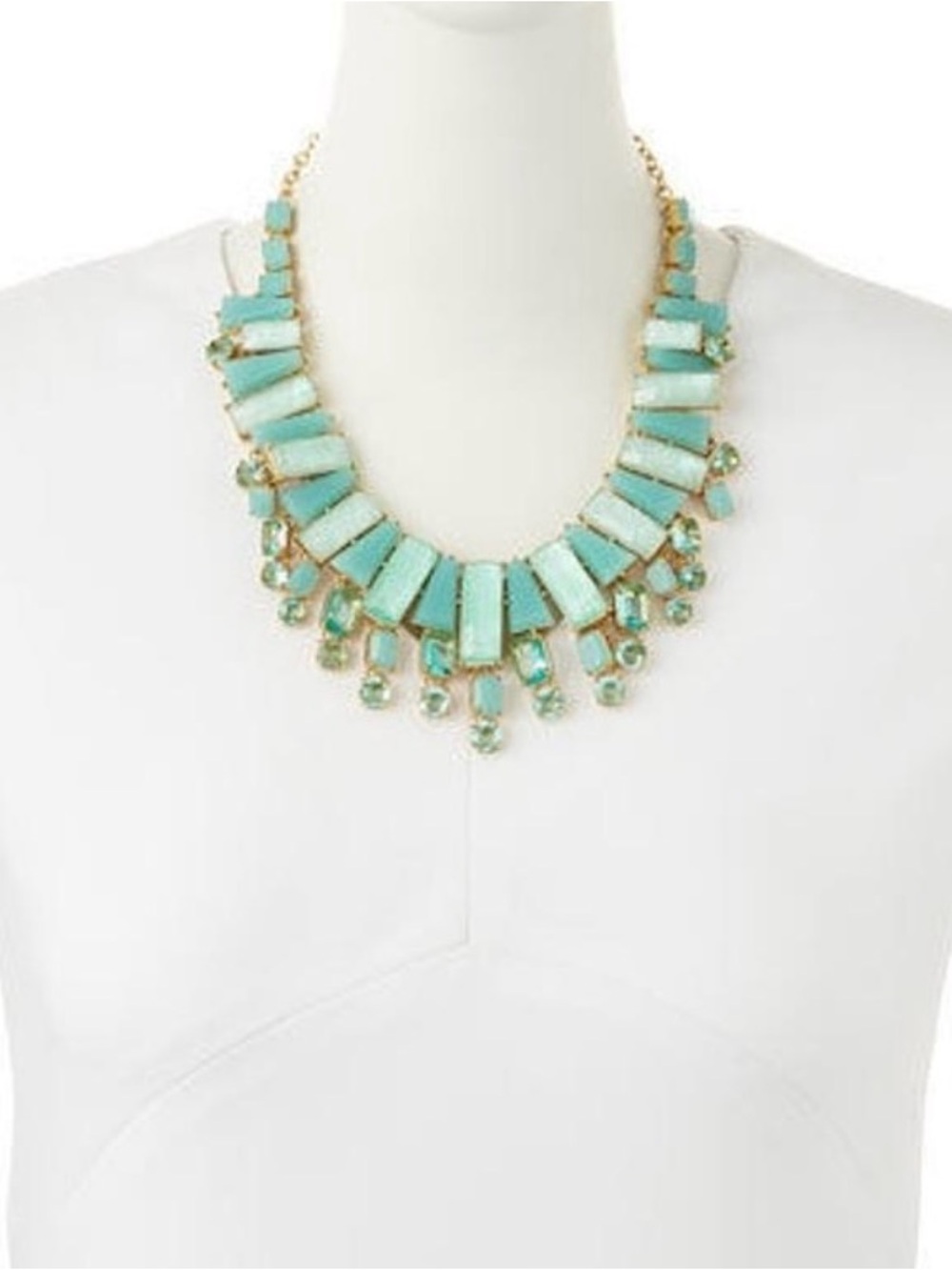 kate spade Mint Turquoise Statement Bib Necklace